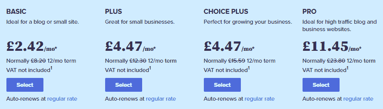 Bluehost offer in UK