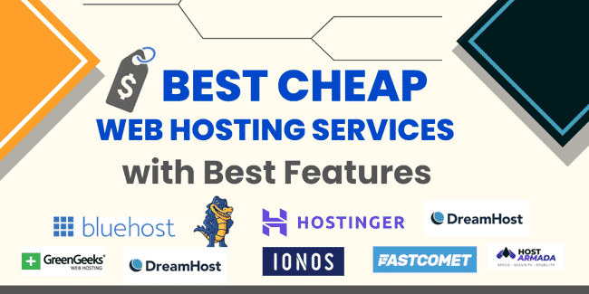10 Best Cheap Web Hosting Services in 2023 with Best features.
